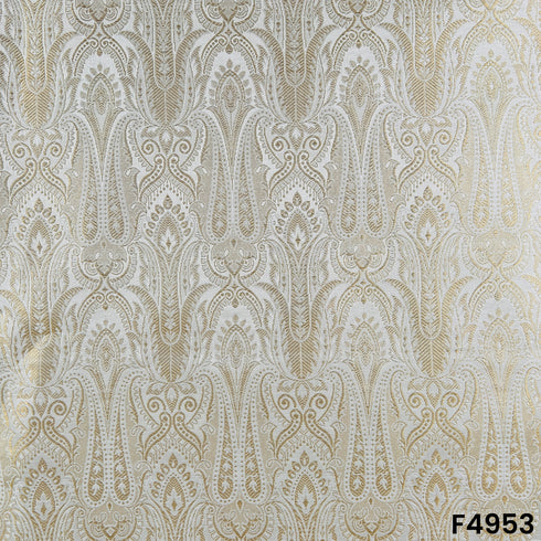 Self Jacquard Silk Brocade Fabric-F4953